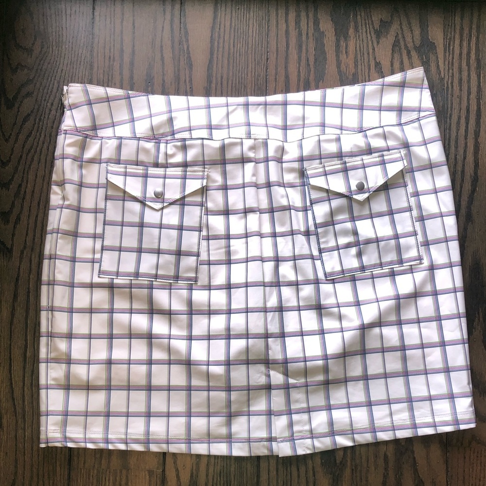🧨5 for $25 sale🧨 4 All skort sz 16 white plaid - Picture 2 of 5